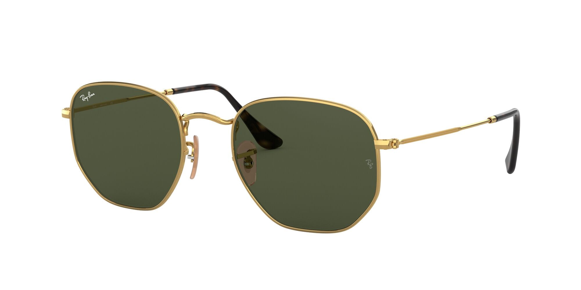 RAY-BAN 0RB3548N A 001 HEXAGONAL FLAT LENSES