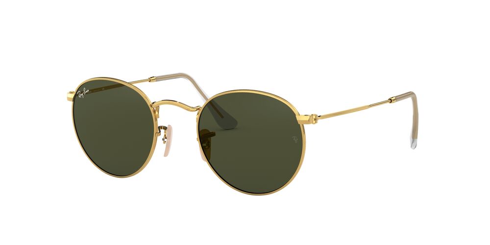 RAY-BAN 0RB3447 001 ROUND METAL