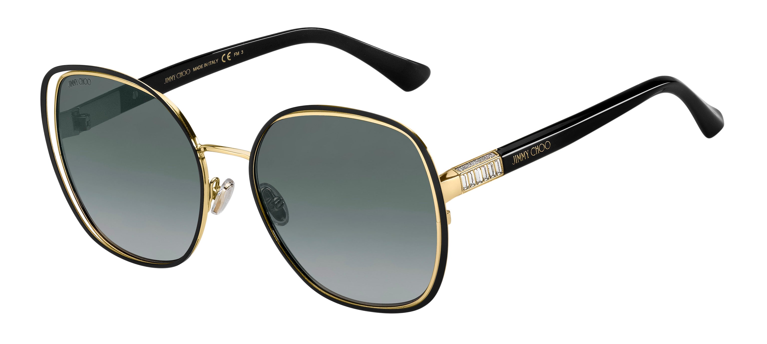 Jimmy Choo 56 mm Gold Copper Sunglasses | World of Watches